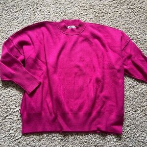In Bloom Pink Turtleneck Sweater